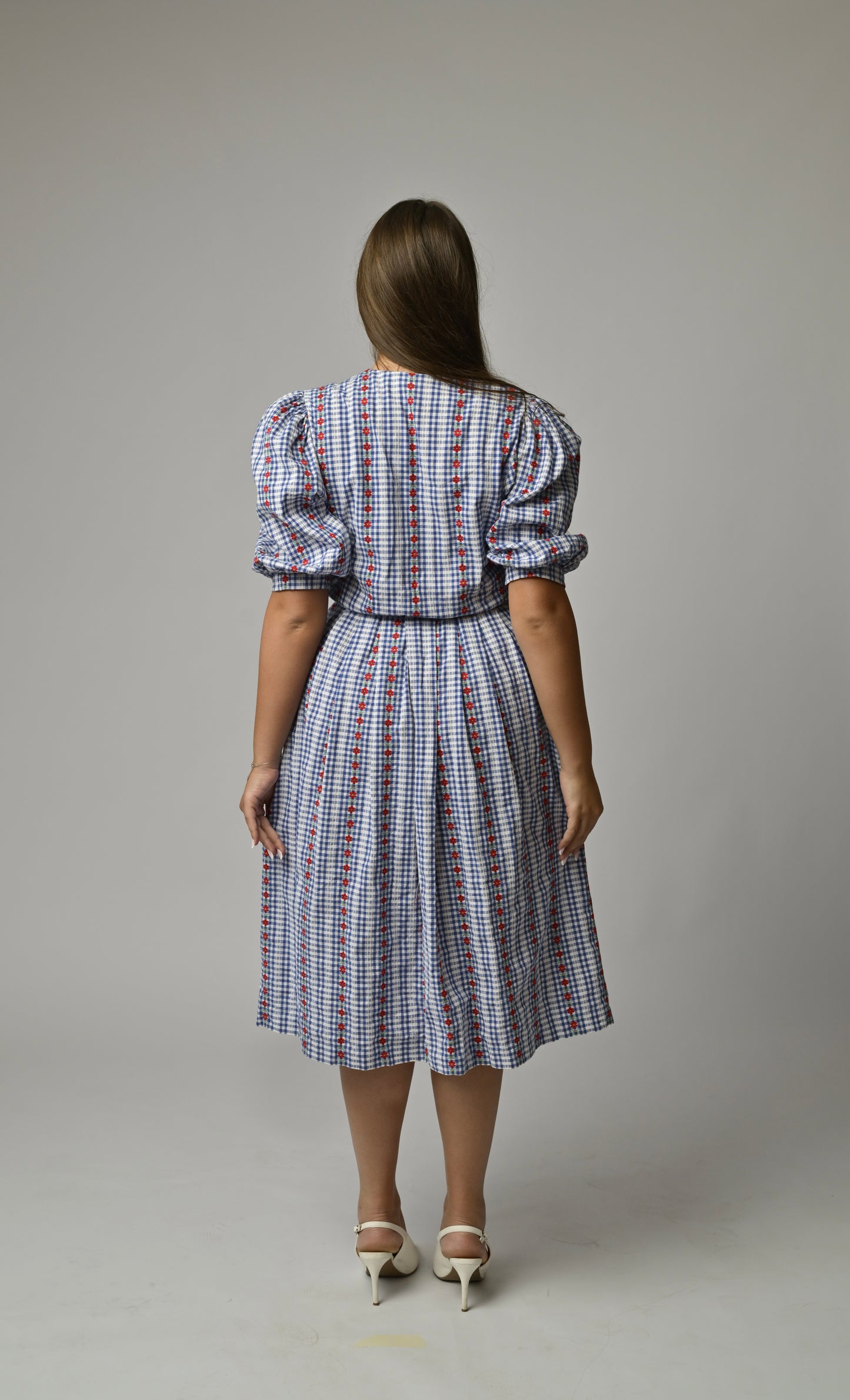 Rochie Vintage , imprimeu floral