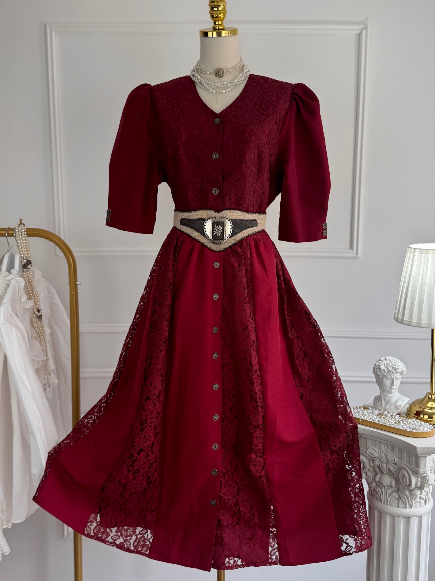 Rochie vintage - dantelă