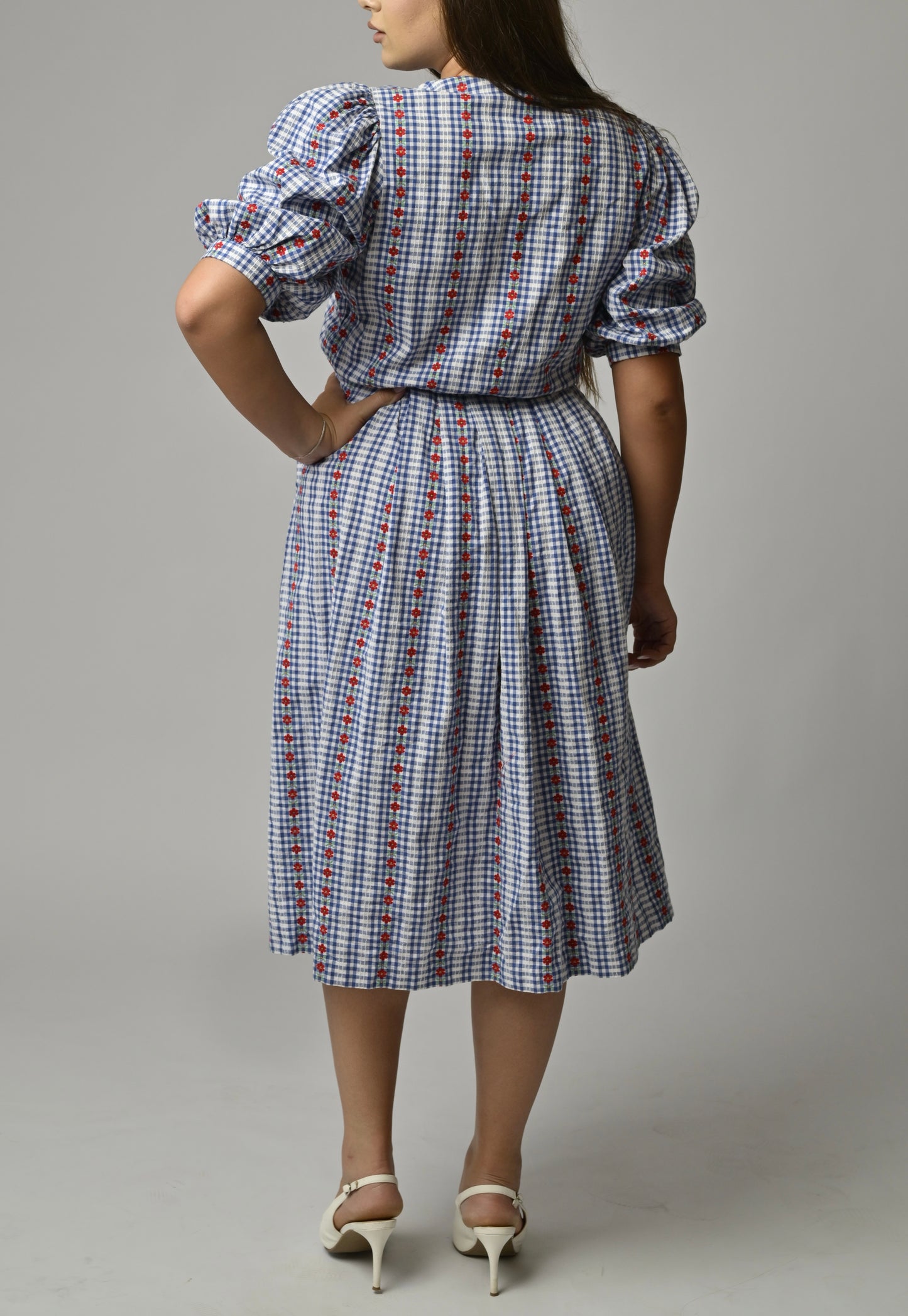 Rochie Vintage , imprimeu floral