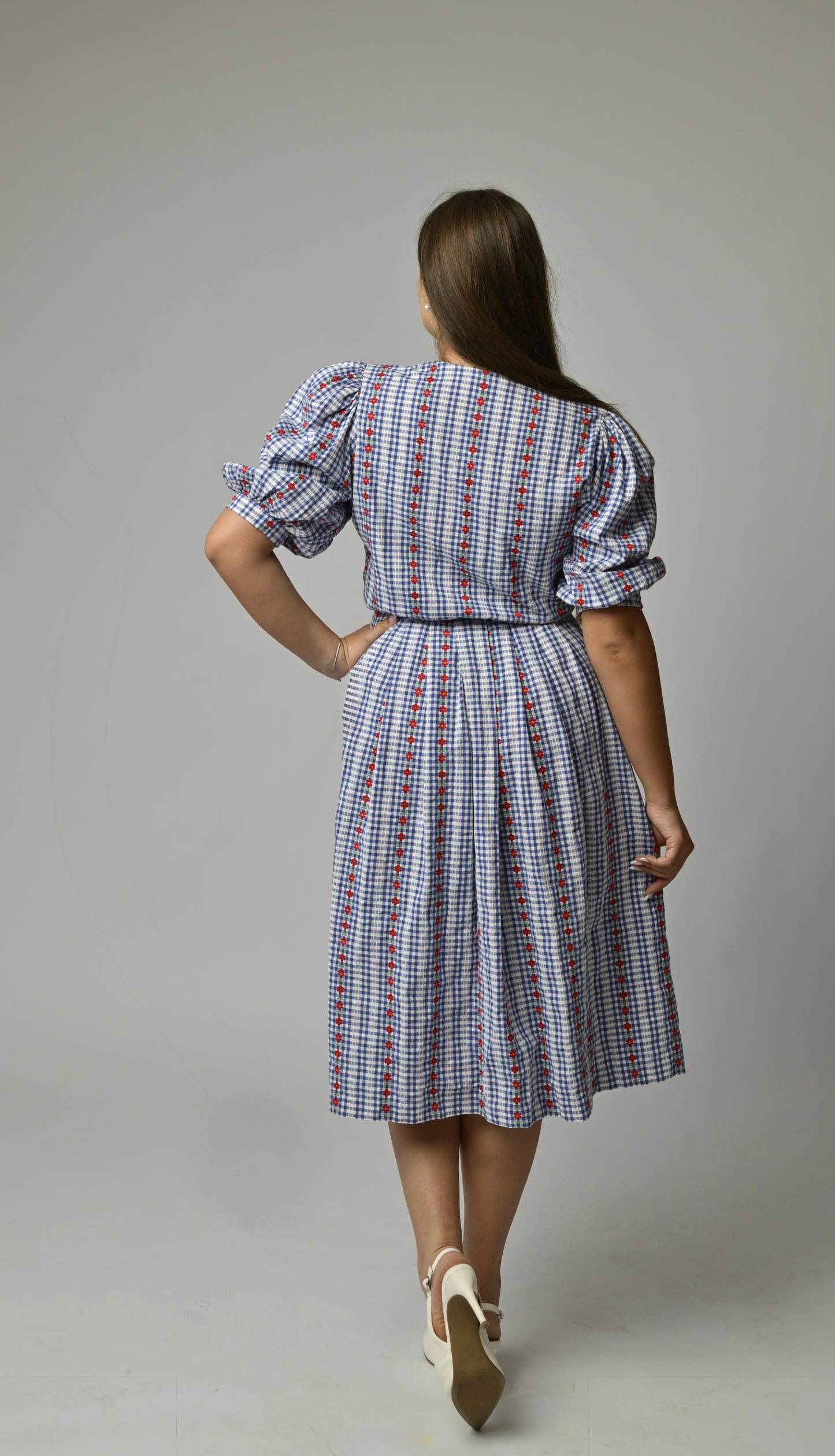 Rochie Vintage , imprimeu floral