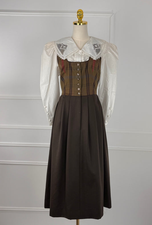 Rochie vintage cu nasturi