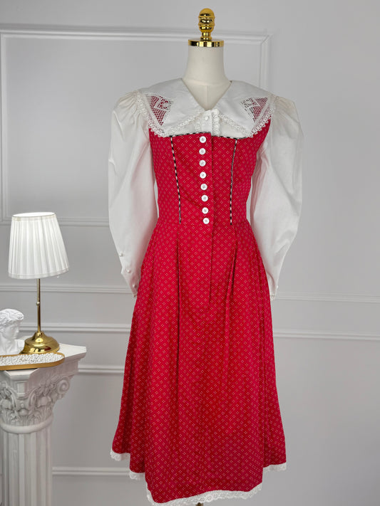 Rochie Dirndl cu nasturi