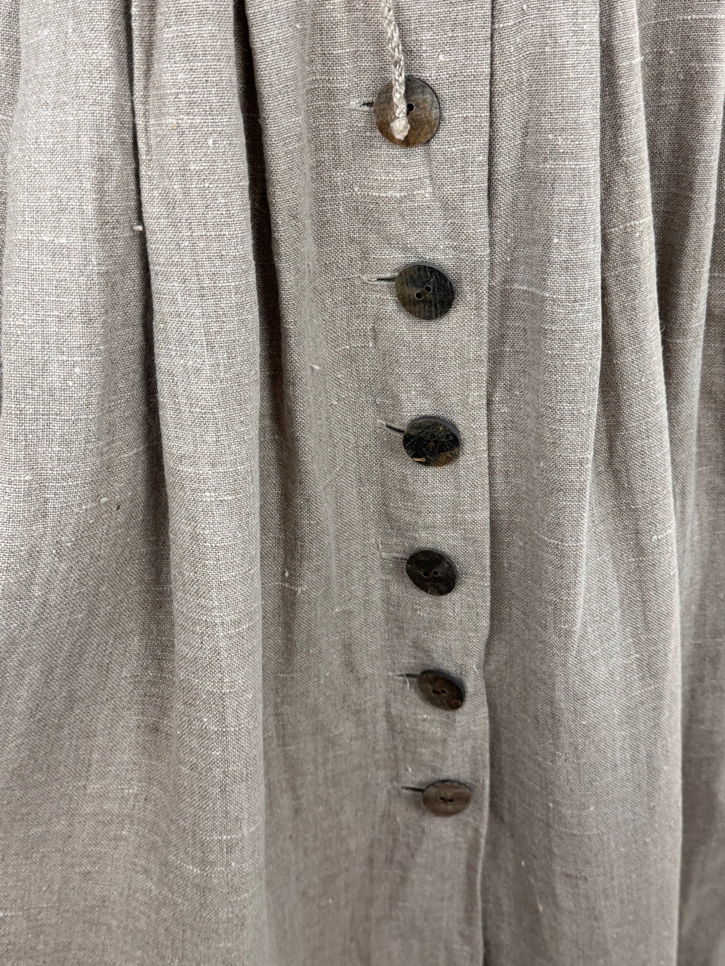 Rochie vintage spectaculoasă din pânză de in