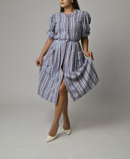 Rochie Vintage , imprimeu floral